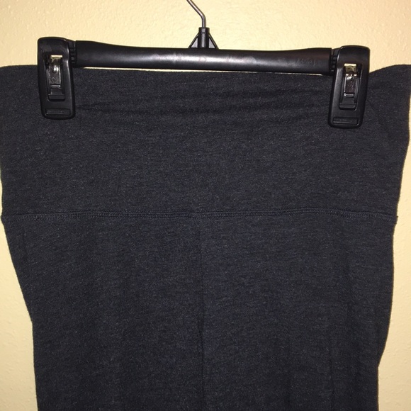 Heather Dark Gray skinny yoga leggings size M - Picture 2 of 3